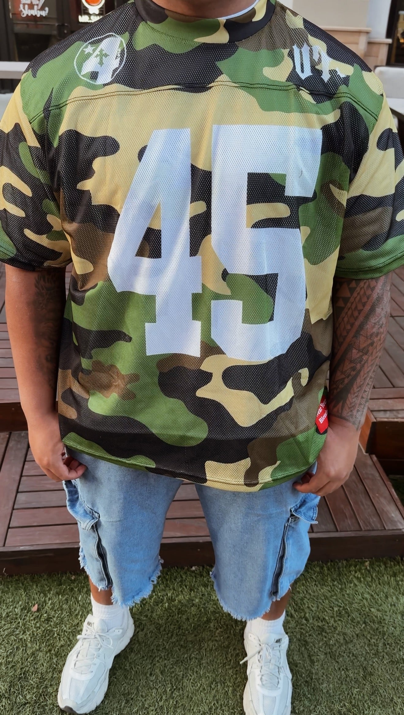 4STÜDYO Green Camo Jersey